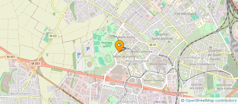 localisation de l'entreprise MONSIEUR ABDELKADER REDHA RAHAL à STRASBOURG