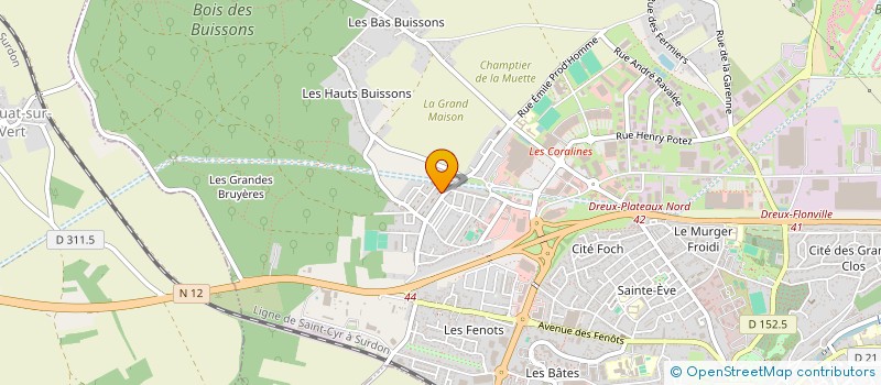 localisation de l'entreprise MONSIEUR ABDELKADER SADGUI à DREUX