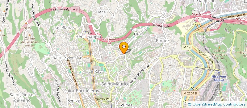 localisation de l'entreprise MONSIEUR ABDELKADER SAHED  NICE