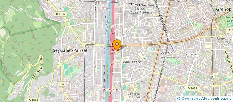 localisation de l'entreprise MONSIEUR ABDELKADER SAHRAOUI  GRENOBLE