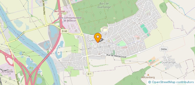 localisation de l'entreprise MONSIEUR ABDELKADER SALHI AZGUI  GUENANGE