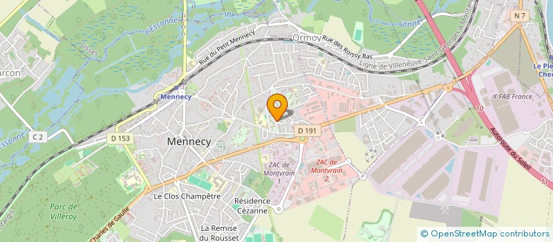localisation de l'entreprise MONSIEUR ABDELKADER SARI à MENNECY