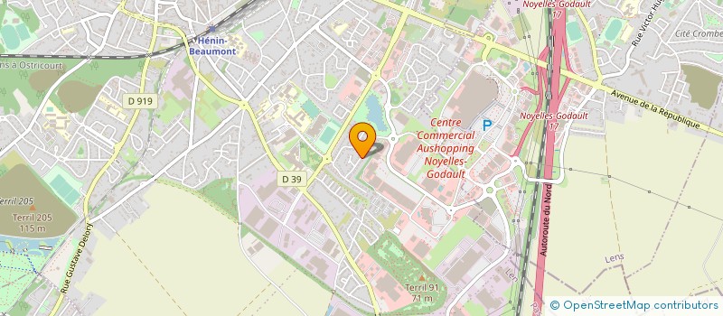 localisation de l'entreprise MONSIEUR ABDELKADER SEBOU  HENIN-BEAUMONT