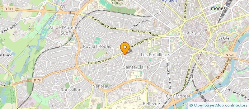localisation de l'entreprise MONSIEUR ABDELKADER SEDDAOUI à LIMOGES