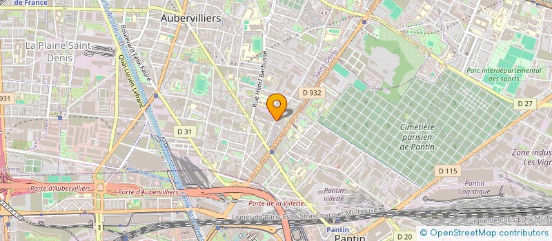 localisation de l'entreprise MONSIEUR ABDELKADER SELLA  AUBERVILLIERS