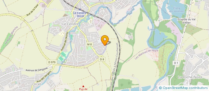 localisation de l'entreprise MONSIEUR ABDELKADER SEMIANE  LE CENDRE