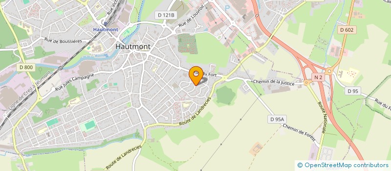 localisation de l'entreprise MONSIEUR ABDELKADER SIBA  HAUTMONT