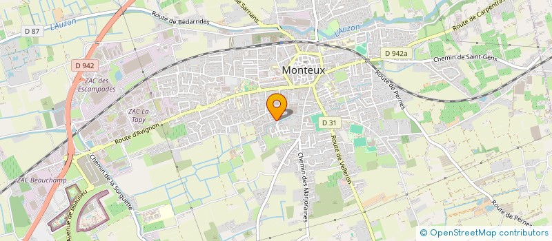 localisation de l'entreprise MONSIEUR ABDELKADER SIDI YKHLEF à CARPENTRAS