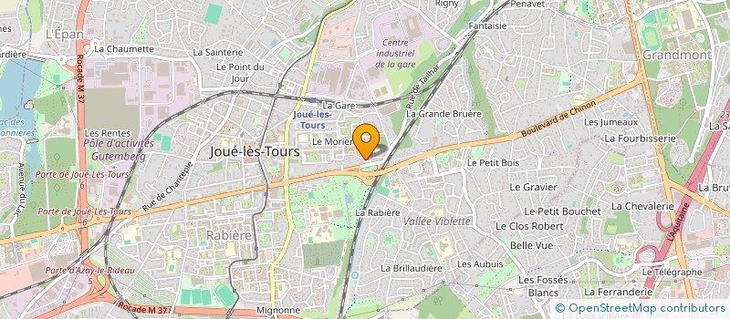 localisation de l'entreprise MONSIEUR ABDELKADER SLIM à JOUE-LES-TOURS