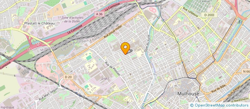 localisation de l'entreprise MONSIEUR ABDELKADER SOMAI  MULHOUSE