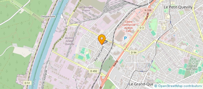 localisation de l'entreprise MONSIEUR ABDELKADER SOUMARE  LE GRAND-QUEVILLY