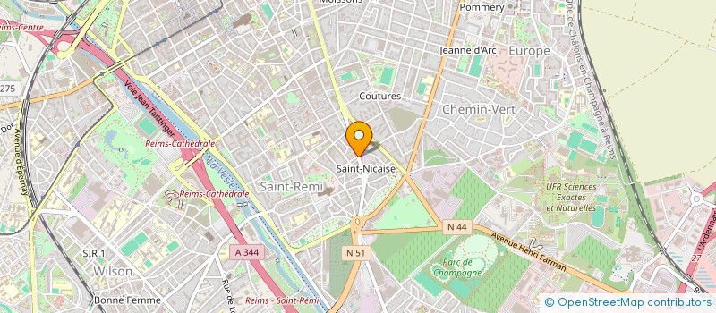 localisation de l'entreprise MONSIEUR ABDELKADER TAHAR MEZEDDEK  REIMS