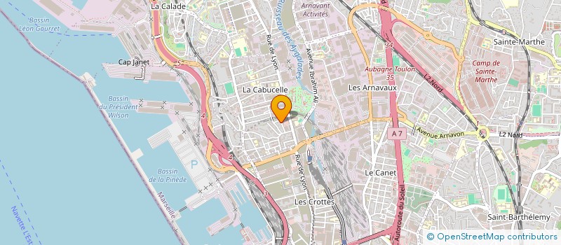 localisation de l'entreprise MONSIEUR ABDELKADER TAHIR  MARSEILLE