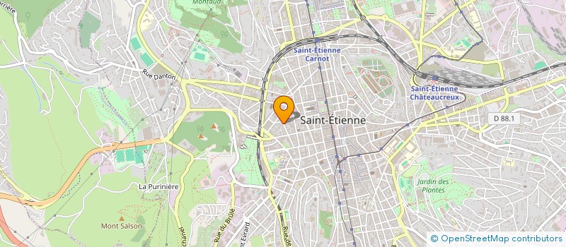 localisation de l'entreprise MONSIEUR ABDELKADER TALBI  SAINT-ETIENNE