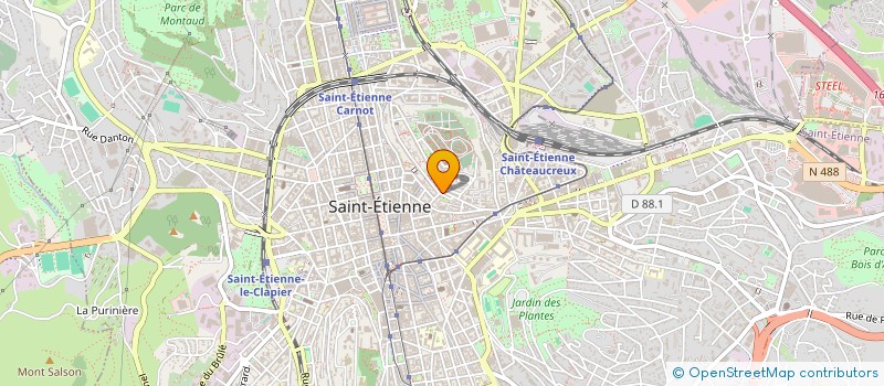 localisation de l'entreprise MONSIEUR ABDELKADER TATA à SAINT-ETIENNE