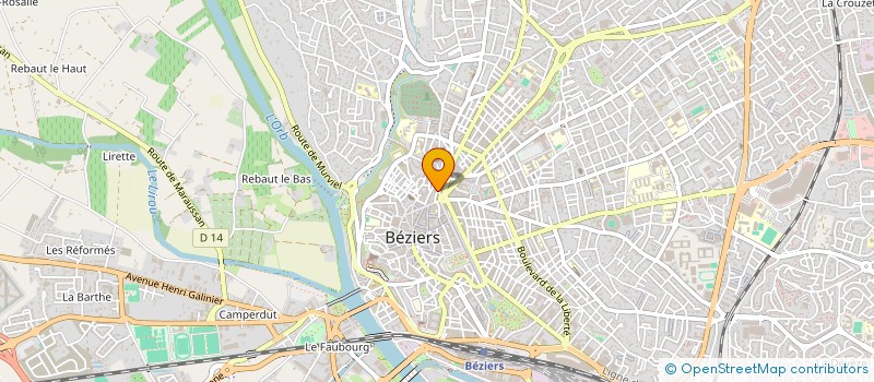localisation de l'entreprise MONSIEUR ABDELKADER THARI  BEZIERS