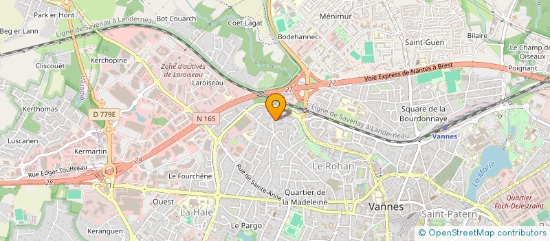 localisation de l'entreprise MONSIEUR ABDELKADER TOUTOUH à VANNES