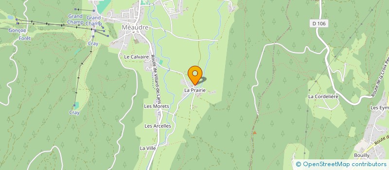 localisation de l'entreprise MONSIEUR ABDELKADER TOUZANI  AUTRANS-MEAUDRE EN VERCORS