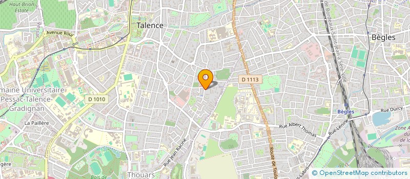 localisation de l'entreprise MONSIEUR ABDELKADER YACOUBI  TALENCE