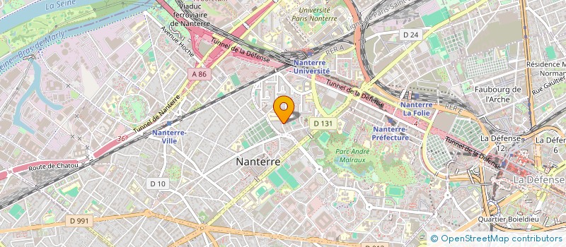 localisation de l'entreprise MONSIEUR ABDELKADER YAHI  NANTERRE