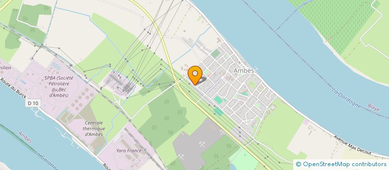 localisation de l'entreprise MONSIEUR ABDELKADER YAHIAOUI  AMBES