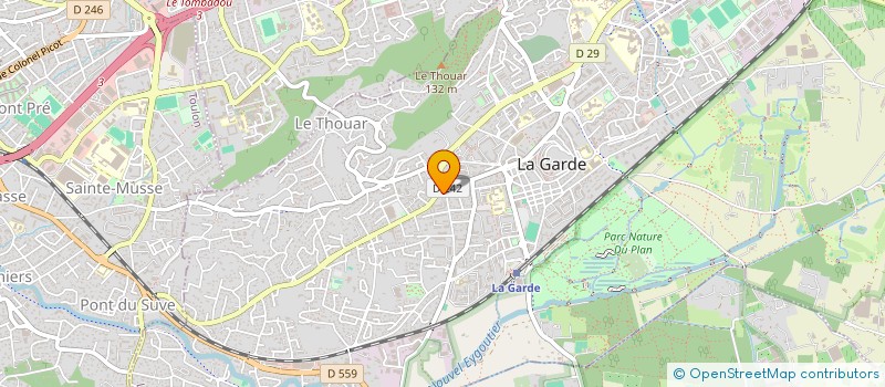 localisation de l'entreprise MONSIEUR ABDELKADER YAHYAOUI à LA GARDE