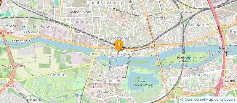 localisation de l'entreprise MONSIEUR ABDELKADER YASEN ABDELKADER  JOUE-LES-TOURS