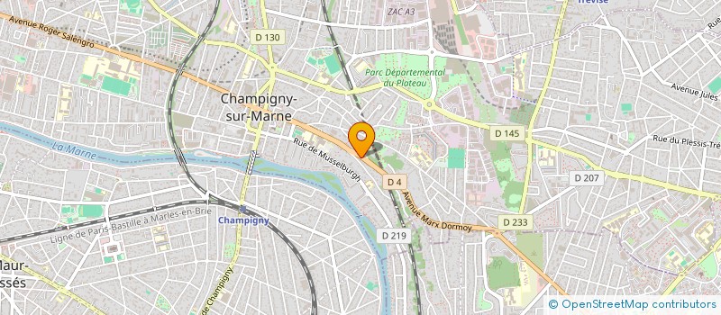 localisation de l'entreprise MONSIEUR ABDELKADER YEZZA à CHAMPIGNY-SUR-MARNE