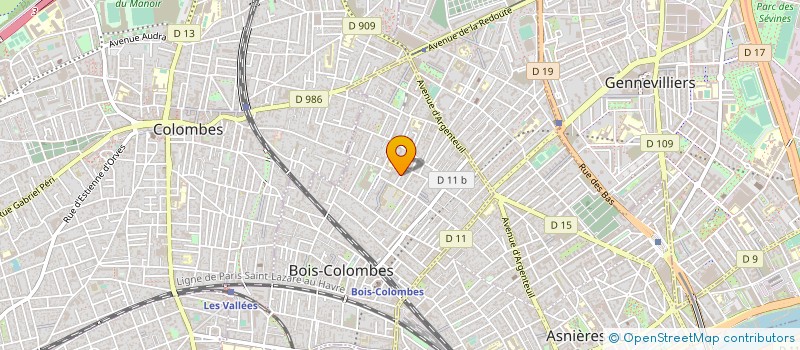 localisation de l'entreprise MONSIEUR ABDELKADER ZAHOUM à BOIS-COLOMBES