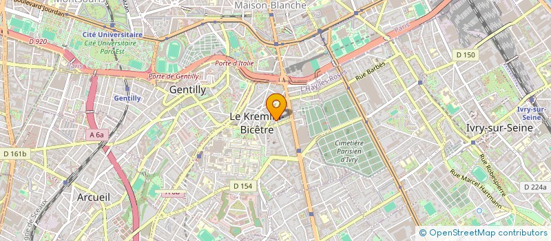 localisation de l'entreprise MONSIEUR ABDELKADER ZAMMI  LE KREMLIN-BICETRE