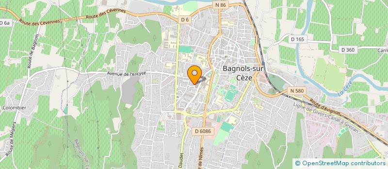 localisation de l'entreprise MONSIEUR ABDELKADER ZEMOULI à BAGNOLS-SUR-CEZE