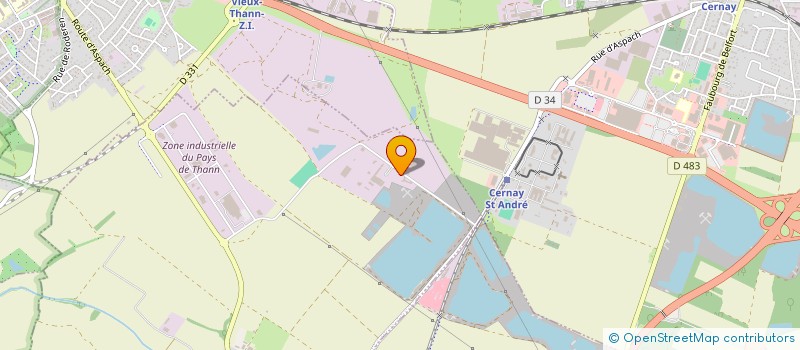 localisation de l'entreprise MONSIEUR ABDELKADER ZHANI  ASPACH-MICHELBACH