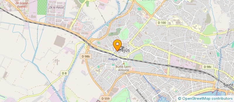 localisation de l'entreprise MONSIEUR ABDELKADER ZIKI  FREJUS