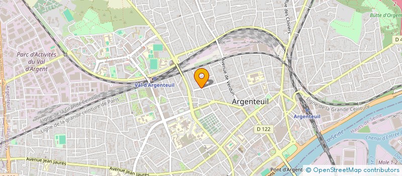 localisation de l'entreprise MONSIEUR ABDELKADER ZITOUNI  ARGENTEUIL