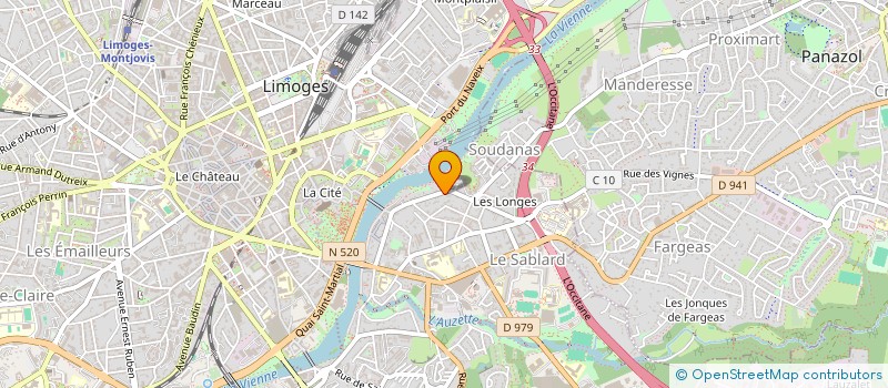 localisation de l'entreprise MONSIEUR ABDELKADIR AROUS à LIMOGES
