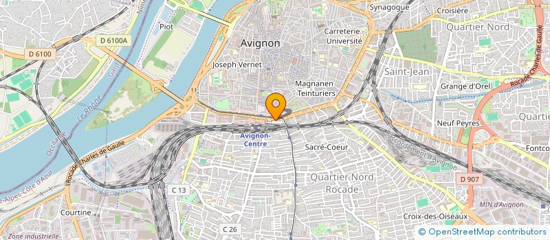 localisation de l'entreprise MONSIEUR ABDELKADIR BELHANDOUZ à AVIGNON