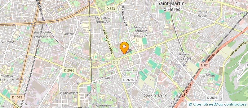 localisation de l'entreprise MONSIEUR ABDELKADIR BELMOKHTAR  GRENOBLE