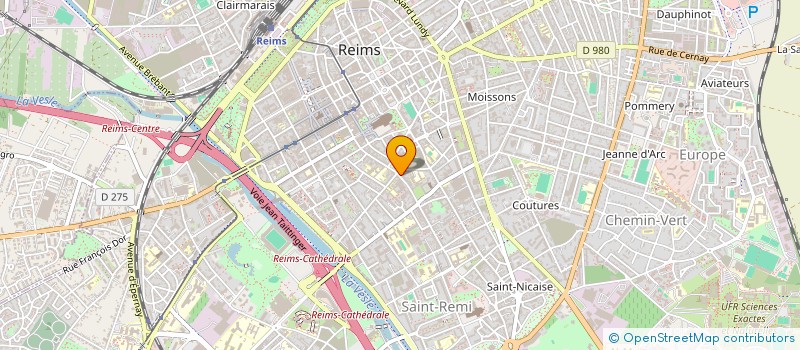 localisation de l'entreprise MONSIEUR ABDELKADIR BOUHASSOUN  REIMS