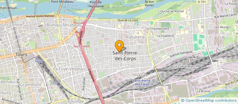 localisation de l'entreprise MONSIEUR ABDELKADIR BOUHASSOUNE  SAINT-PIERRE-DES-CORPS