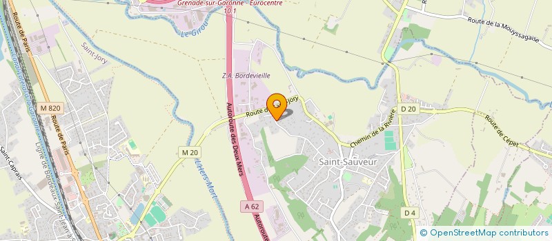 localisation de l'entreprise MONSIEUR ABDELKADIR CHIBANE  SAINT-SAUVEUR