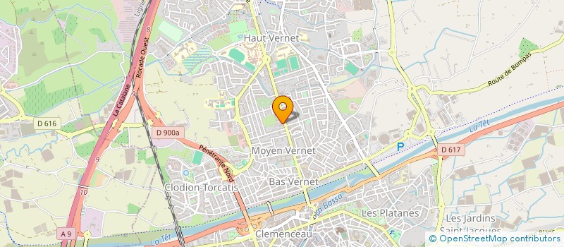 localisation de l'entreprise MONSIEUR ABDELKADIR FIDAH  PERPIGNAN