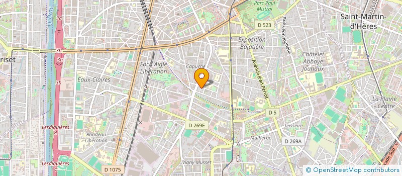 localisation de l'entreprise MONSIEUR ABDELKADIR HAMIDI à GRENOBLE