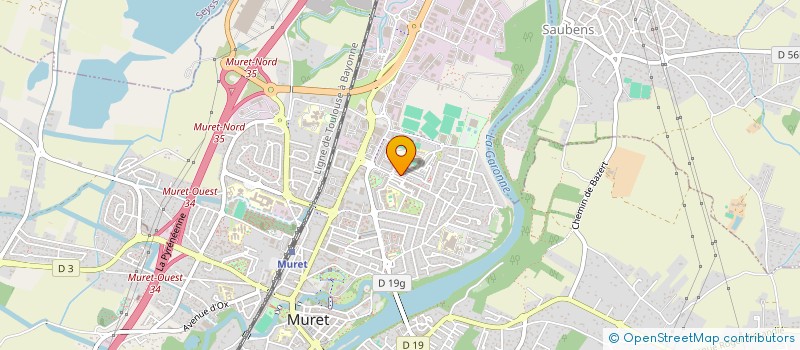 localisation de l'entreprise MONSIEUR ABDELKADIR KHELIFA  MURET