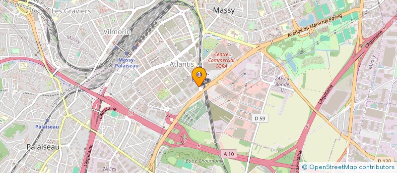 localisation de l'entreprise MONSIEUR ABDELKADIR ZENNOUD à MASSY