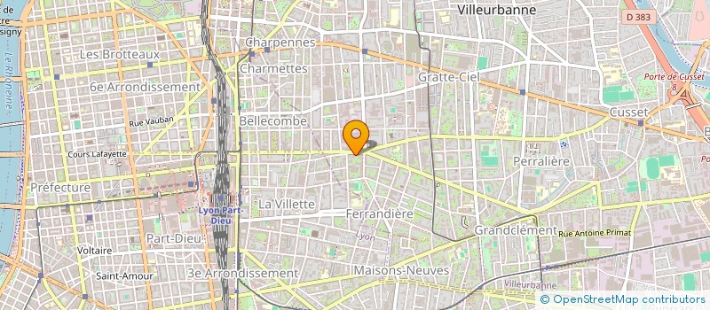 localisation de l'entreprise MONSIEUR ABDELKAMEL AIT EL HIRCH  VILLEURBANNE