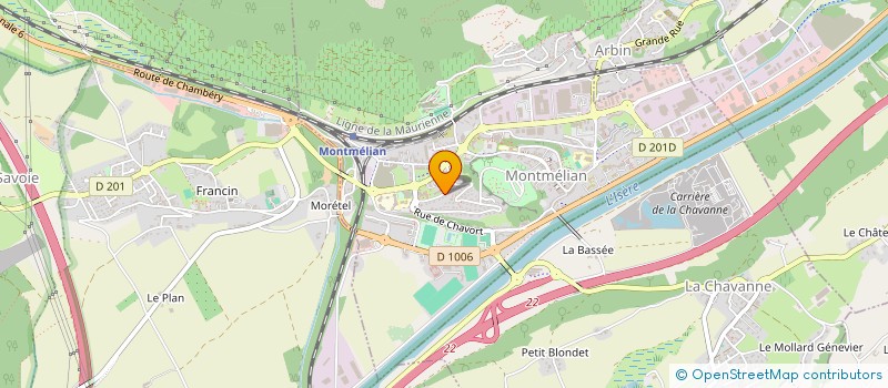 localisation de l'entreprise MONSIEUR ABDELKAMEL KADDOURI  MONTMELIAN