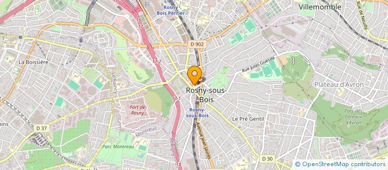 localisation de l'entreprise MONSIEUR ABDELKARIM ABDELLI à ROSNY-SOUS-BOIS