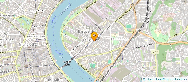 localisation de l'entreprise MONSIEUR ABDELKARIM ADEDJOUMA  BORDEAUX