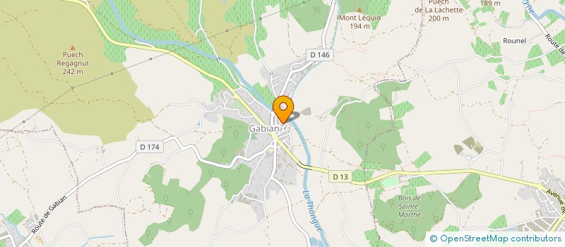 localisation de l'entreprise MONSIEUR ABDELKARIM AGUERDOUSRAF  GABIAN