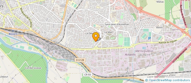 localisation de l'entreprise MONSIEUR ABDELKARIM AHLALOUCH à BEZIERS